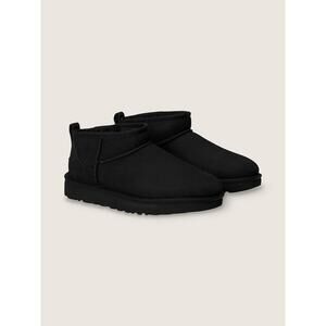 UGG Womens Black Classic Ultra Mini Platform Boot Authentic Original Box 1135092